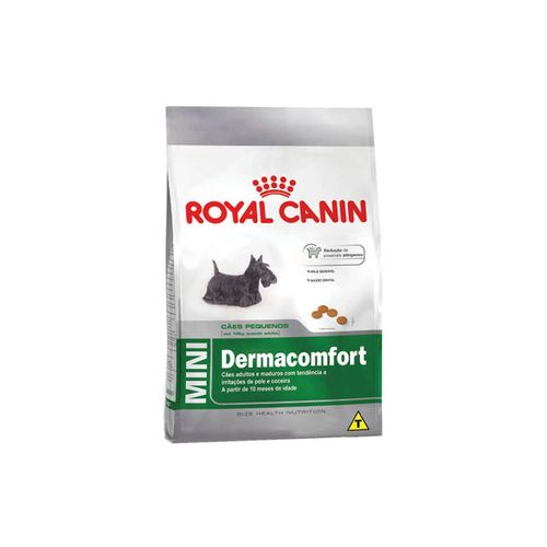 Ração Royal Canin Mini Dermacomfort Cães Adultos ou Idosos de Raças Pequenas