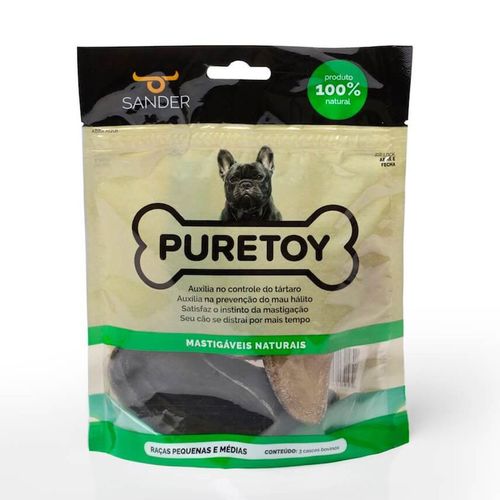 Casco De Boi Puretoy 100% Natural Para Cães