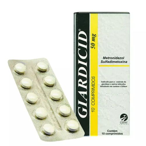 Antibiótico Giardicid Pharma 50 mg