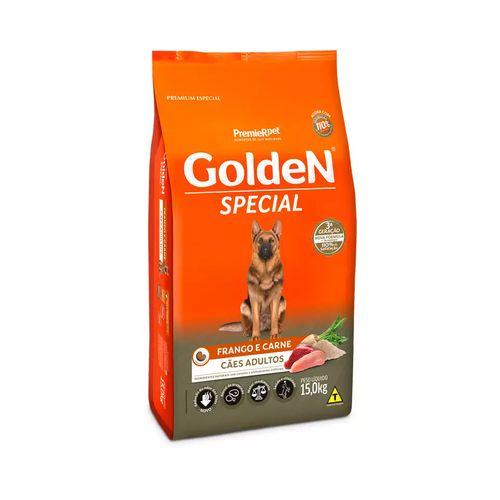Ração Golden Special Para Cães Adultos Sabor Frango e Carne