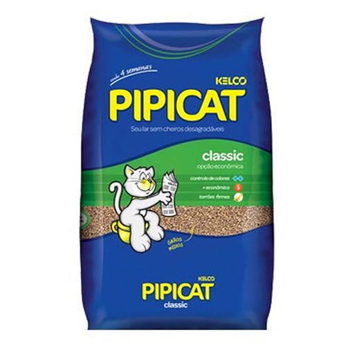 Areia Sanitária Pipicat Classic para Gatos