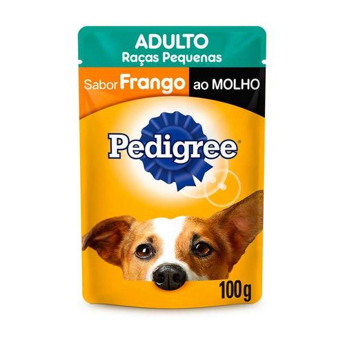Ração Úmida Pedigree Sachê Vital Pro para Cães Adultos de Raças Pequenas Sabor Frango ao Molho