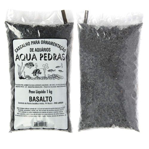 Substrato Para Aquários Aqua Pedras Basalto