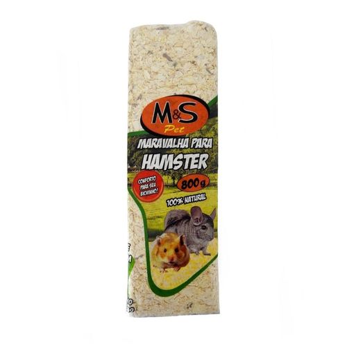 Maravalha Prensada Para Hamster M&s Pet