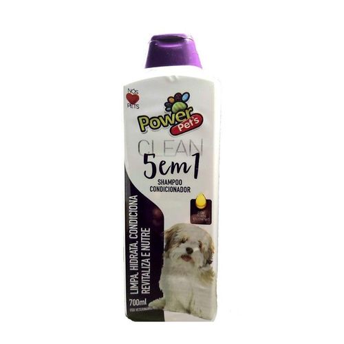 Shampoo Power Pets Clean (5 Em 1)
