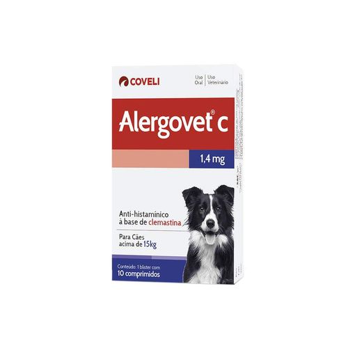 Alergovet Coveli para Cães Acima 15kg 10 Comprimidos