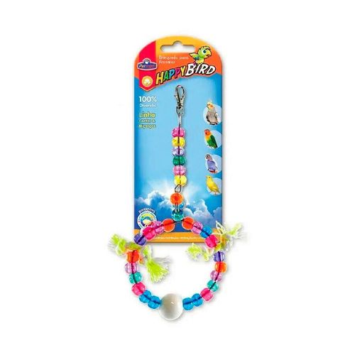 Brinquedo Happy Bird Balanço Argola Pequeno Pet Injet para Calopsitas e Psitacídeos