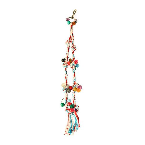 Brinquedo Happy Bird Corda Dupla para Pássaros Cores Sortidas