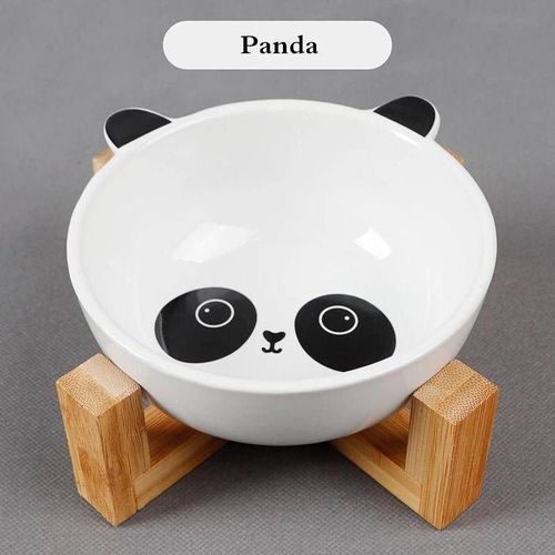 Comedouro em Cerâmica Panda
