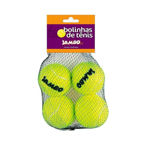 Brinquedo Bola de Tênis Jambo para Cães Amarela