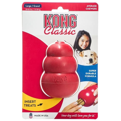 Brinquedo Kong Classic Dispenser Para Ração Petisco