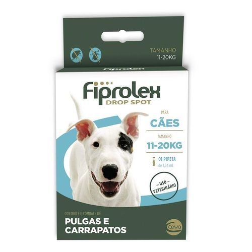 Fiprolex Drop Spot Ceva para Cães 11 a 20kg
