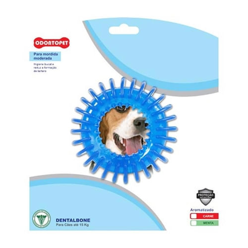 Brinquedo para cachorro argola espacial Dentalbone Odontopet para cães