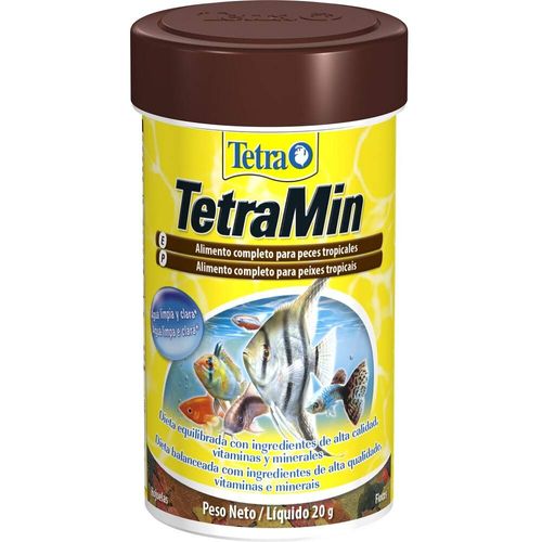 Alimento para Peixe Tetra Peixe TetraMin Flakes