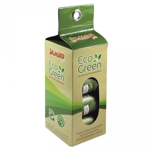 Saquinhos Biodegradável Cata cáca com 8 rolos EcoGreen