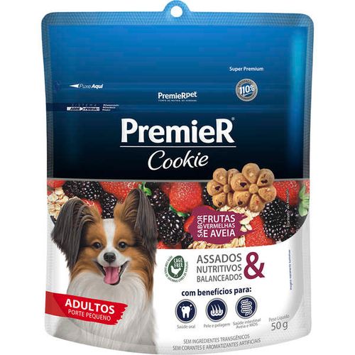 Biscoito PremieR Pet Cookie Frutas Vermelhas e Aveia para Cães Adultos - 50 g