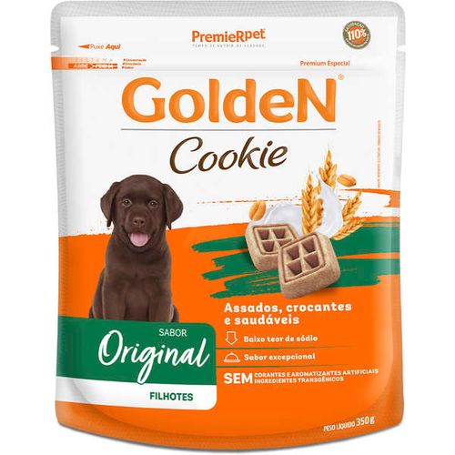 Biscoito Premier Pet Golden Cookie para Cães Filhotes 350G