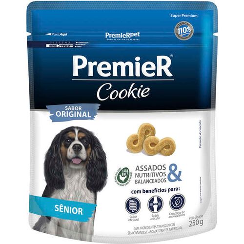 Biscoito PremieR Pet Cookie Sabor Original para Cães Idosos - 250 g