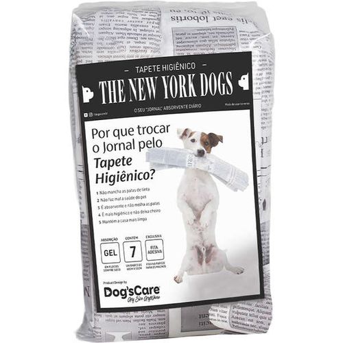 Tapete Higiênico Dogs Care The New York Dogs - 80x60 cm