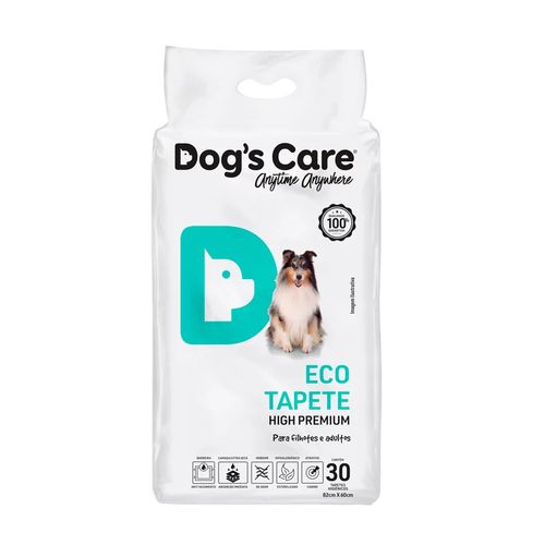 Tapete Higiênico Dogs Care Eco High Premium para Cães Filhotes e Adultos - 82x60 cm