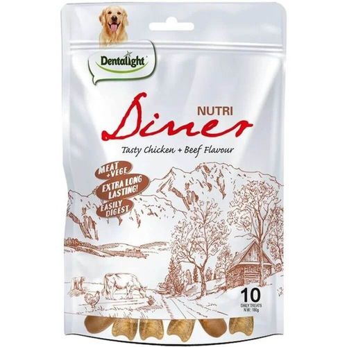 Petisco Nutri Diner Dentalight para Cães Sabor Frango e Bife