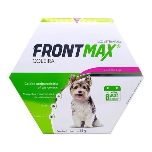 Coleira Antipulgas e Carrapatos Frontmax para Cães até 4 kg