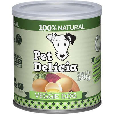 Ração Úmida Pet Delícia Natural para Cães Veggie Dog